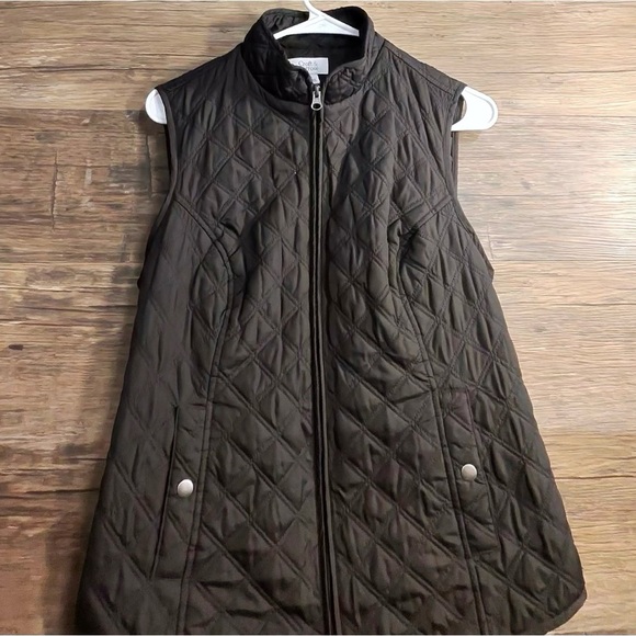 Croft & Barrow Black Quilted Vest for Everyday Warmth - Picture 1 of 9